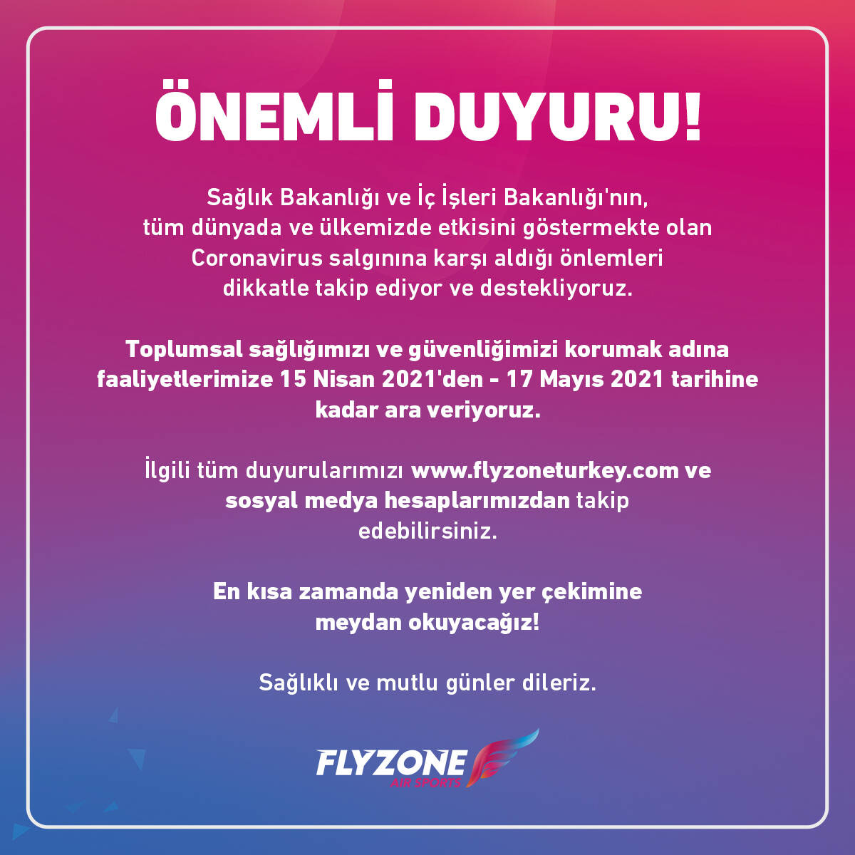 Önemli Duyuru!